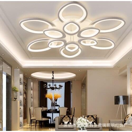 New LED Ceiling Lamp Living Room Simple Modern Atmosphere Round Master Bedroom Lamp Warm Bedroom Creative Lamp