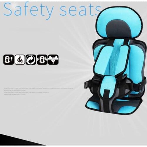 1-5T Travel Kids Safety Seat Cushion With Infant Safe Belt Fabric Mat Little Child Carrier