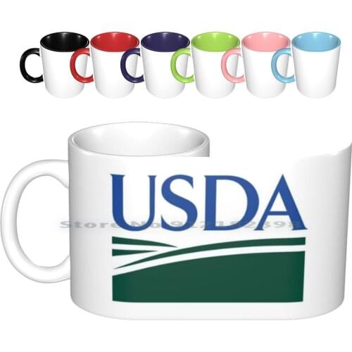 Department Of Agriculture Usda Logo Ceramic Mugs Coffee Cups Milk Tea Mug Department Of Agriculture Usda Usda Employee Insignia