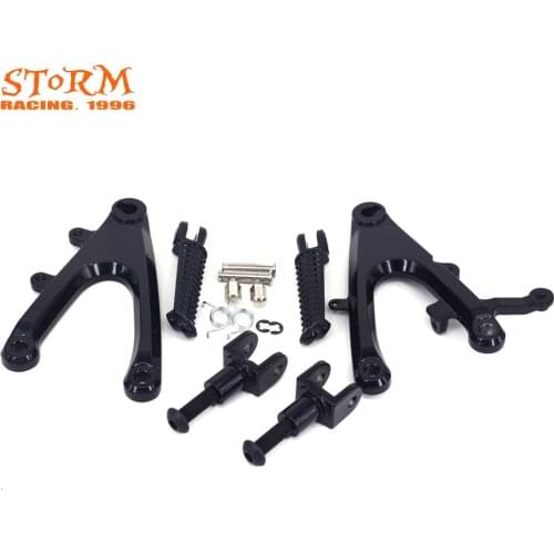 Front footpegs Foot pegs Footrest Pedals Bracket For YAMAHA YZF R1 YZFR1 2004-2006 2004 2005 2006 04 05 06 04-06 Motorcycle