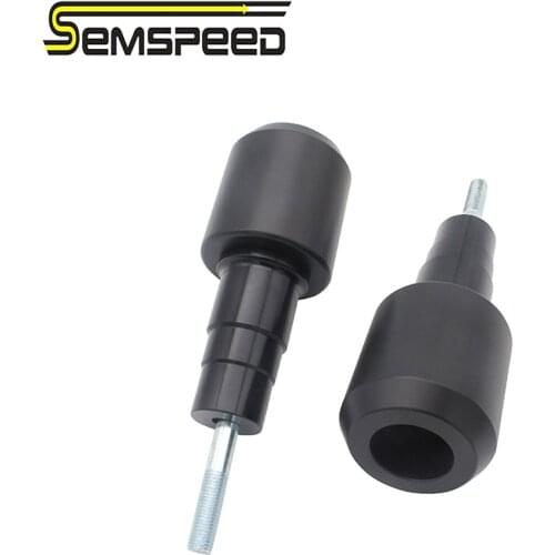 SEMSPEED Motorcycle Crash Slider Pads Exhaust Sliders Body Protector For YAMAHA YZF R3 MT 03 2015 2016 HONDA CB1100 2010-2016