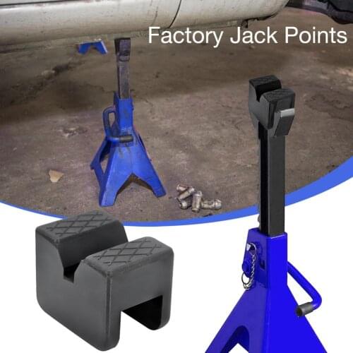 Jack Rubber Pad Anti-slip Rail Adapter Support Block Heavy Duty Car Lift Tool Jack Support Block Heavy Duty Jack Rubber Pad