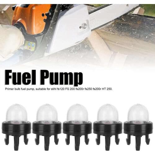 Silicone Ring 5pcs Primer Bulb Fuel Pump Replacement Fit for Stihl fs120 FS 200 fs200r fs250 fs200r HT 250 Rubber Pads for