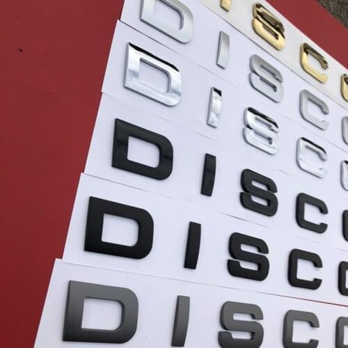 Car Styling Hood and Trunk Sticker for DISCOVERY Sport SUV Star Shine Glossy Black Matte Grey Silver DIY Letters Emblem Badge