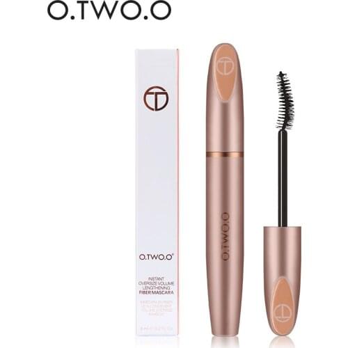 OTW 3D Silk Fiber Eyelash Black Mascara Waterproof Long Lasting Lash Thick Mascara Long Eyelashes Extension Make Up Mascara 9131