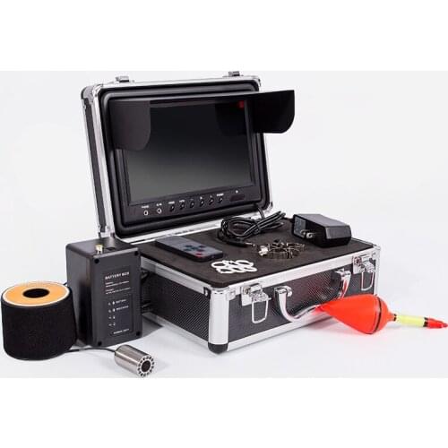 DVR Waterproof 9" Color Monitor Underwater Fishing Video Camera Kit System With 12Pcs LEDS Water Camera For Ice/River Fishing