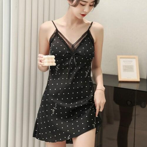 Женские шелковые ночные сорочки WAVMIT China At AliExpress