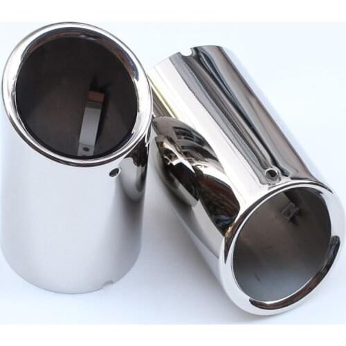 Rear Exhaust Accessories Tail Throat Tip End Pipe Muffler Silencer Cover Part Fit For Audi Q3 2012 2013 2014 2015 2016 2017 Part