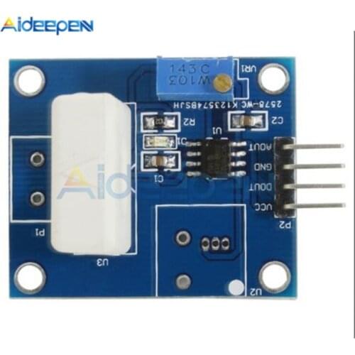 1Pcs WCS1800 Hall Current Sensor DC 5V 35A Short Over-Current Detector Protection Module With Overcurrent Signal Lamp