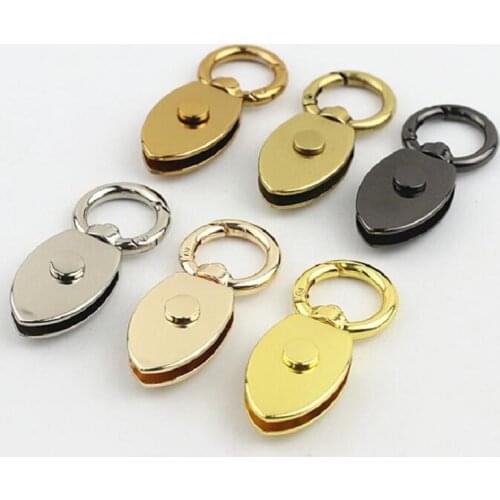 10pcs/lot new luggage, handbags, hardware accessories, leaf shape with spring ring, handbag, shoulder strap connection port