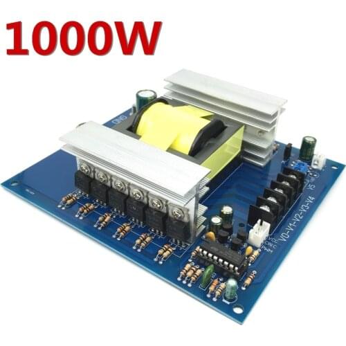 1000w DC 12V 24v to AC 110v 220v 380v high frequency Power Inverter Board Car Converter