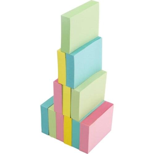 4A 301x12 Sticky Notes 1 1/2 x 2 Inches Memo Pad With Pastel Assorted Self-Stick Notes Bookmark Scratch Pads Planner Stickers
