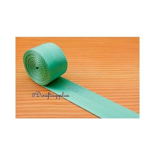 5 yards 1.5 inch(38mm) heavy weight nylon webbing for key fob strap green ZA93