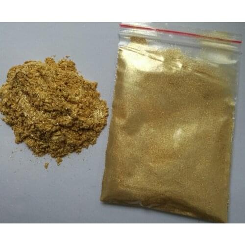 Crystal mica gold pearl pigment, pearlescent pigment , mica gold powder , for paints, plastics, cosmetics, ink
