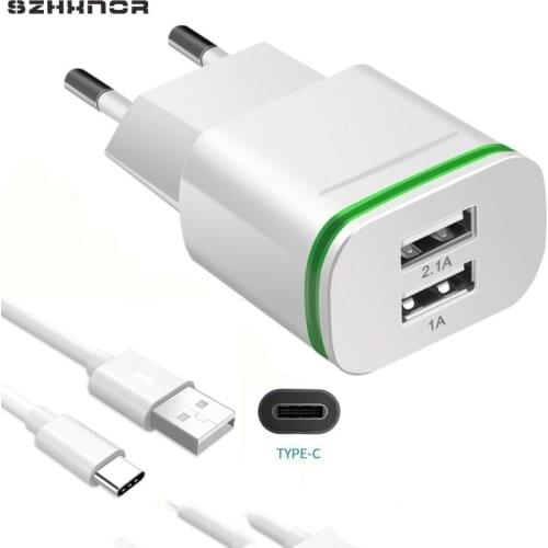 USB-C 3.0 Fast Phone Charger EU Wall USB Charger Adapter for Xiaomi redmi note 9 pro note 8 mi note 10 7 Wileyfox Swift 2 Plus
