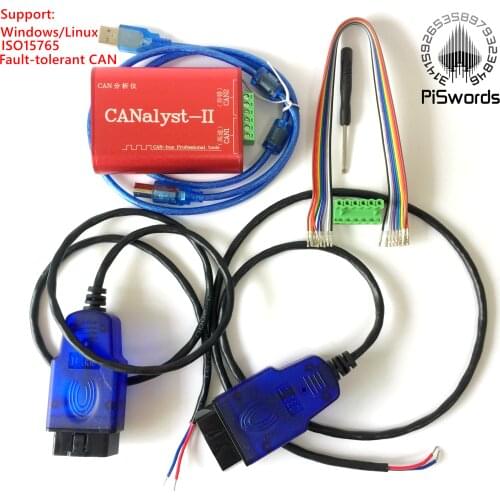 CAN analyzer for CANOpen J1939 DeviceNet CAN-BUS tool compatible zlg support windows/linux ISO15765 Fault-tolerant CAN