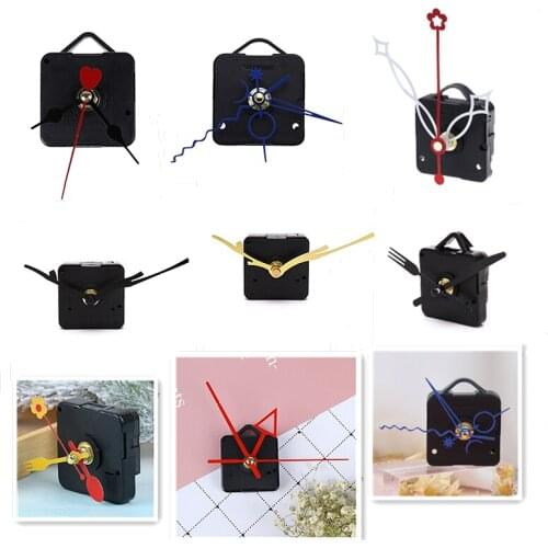 DIY Clock Mechanism Parts Personality Hanging Black Quartz Watch Cute Wall Clock Movement Quartz Wall Clock Movement Hot Sale