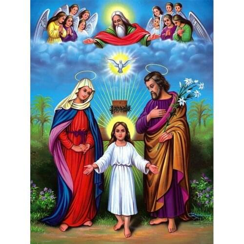 Evershine Diamond Embroidery Icons Full Square Drill 5D DIY Diamond Painting Religion Rhinestone Pictures Mosaic Craft Kit