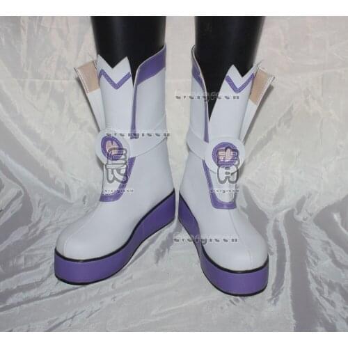 Hyperdimension Neptunia Nepgear Cosplay Shoes Boots C006