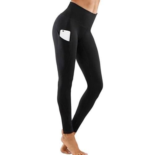 Yoga Pants Women with Pocket Leggings Sport Girl Gym Leggings Women Tummy Control Jogging Tights Female Fitness pants