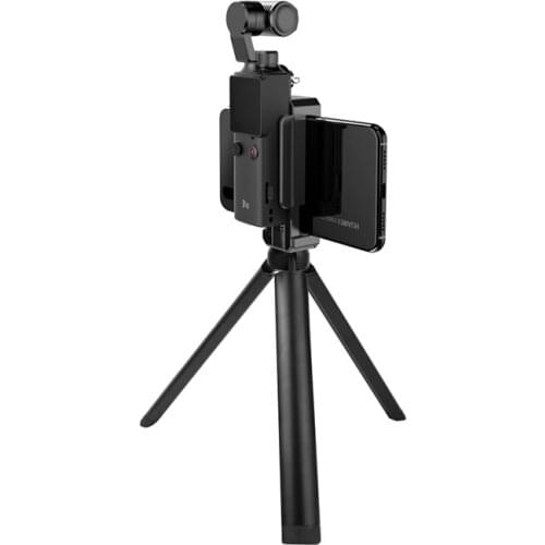 Metal tripod Selfie Stick Monopod mount pocket camera gimbal + Adapter clip For FIMI PALM camera Accessories