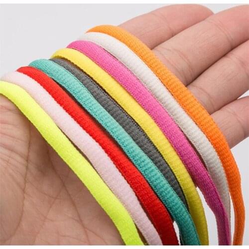Mens and womens sports shoelaces color flat semicircular shoelace Suitable for all shoes Round laces 11 colors 1 pair