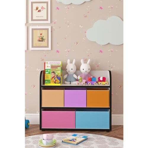 New model cabinet Luxury 5 Boxed 2 Shelf Multi-Purpose Cabinet Color