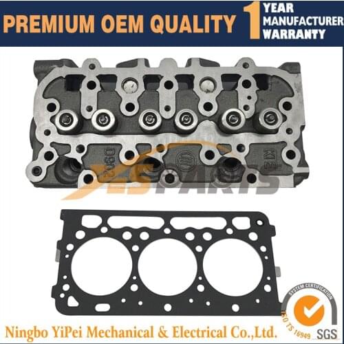 New For Kubota D902 "Complete" Cylinder Head & Head Gasket Kit