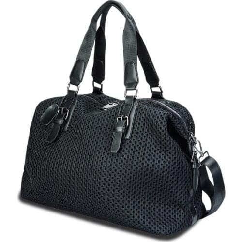 Travel Organizer Fashion Ladies Shoulder Bag Luxury Design Nylon Mesh Tote Bag Large Capacity Removable Storage Bag