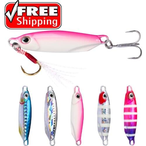 Hunt house fishing lure metal jig lead jigging baits for trolling fishing lures 15g 18g 28g 38g 56g DRAG METAL CAST SLIM