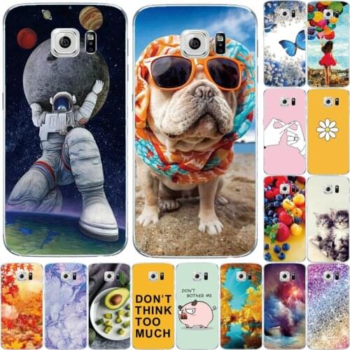 Silicon phone Case For Samsung Galaxy S6 S7 Cases Cover For Samsung S6 S7 edge Phone shell new design full 360 protective