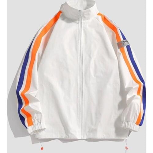 WOODVOICE Sports Jacket Male 2021 Autumn Korean Fashion Outdoor Solid Color Stand-up Collar Trend Casual Jacket Couple Outerwear