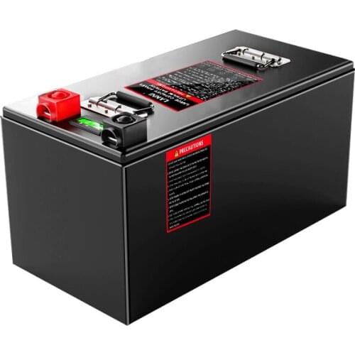 Deep Cycle Maintenance Lithium Iron Phosphate 12V 400AH Intelligent BMS Battery Life PO4 With Bluetooth