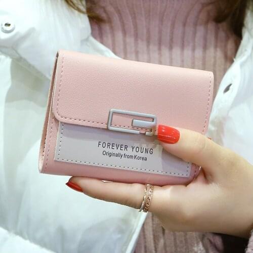 Wallet Women 2021 New Wallet Card Holder Coin Purse Girl Mini Cute Short Ladies Wallet