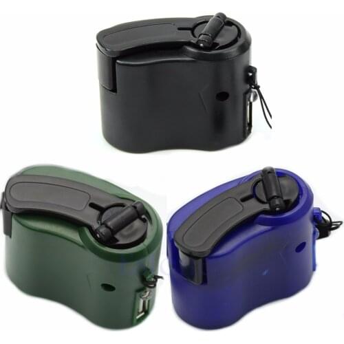 1 PC Emergency Hand Crank Charger Cell Phone USB Manual Dynamo For Mobile PDA MP3 MP4 High Quality