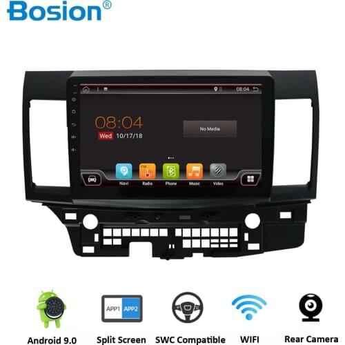 Bosion Android 10.0 Car Radio for Mitsubishi lancer 10 inch Octa Core wifi Bluetooth video audio Multimedia 2 din car dvd player