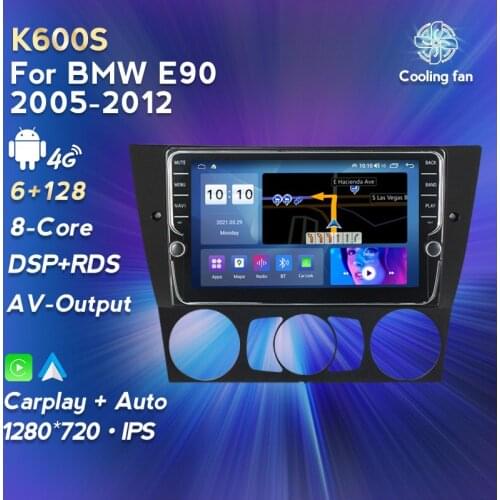 CarPlay Auto Android 11 6G+128G 8Core DSP RDS For BMW 3 Series E90 E91 E92 E93 Car Multimedia Radio wifi 4G Player