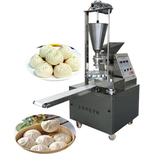 2021 Hot Sale Automatic Steam Bun Stuffed Making Machine Single Filling Hopper Momo Making Machine