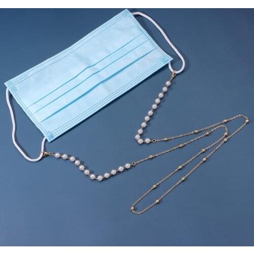 Sunglasses Masking Chains For Women Metal Pearl Eyeglasses Chains Lanyard Glass 2021 New Fashion Jewelry Lanyard Strap