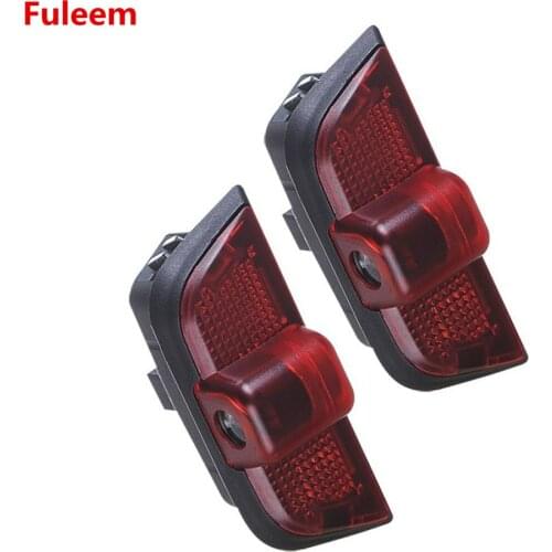 Fuleem 2PCS Car LED Door Welcome Light Welcome Laser Projector Shadow Lamp For C-Class W204