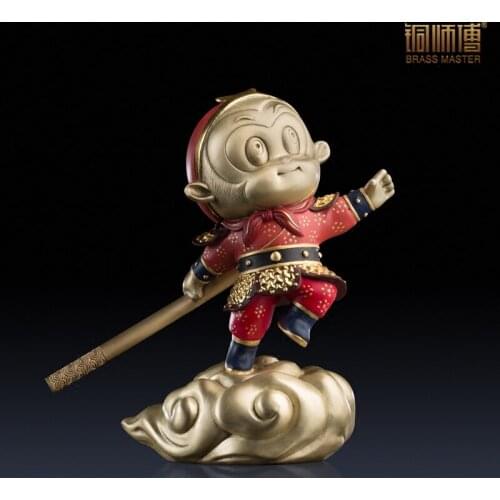 Copper master copper ornaments "(painted version)" have great magic power Home Furnishing Crafts Ornament