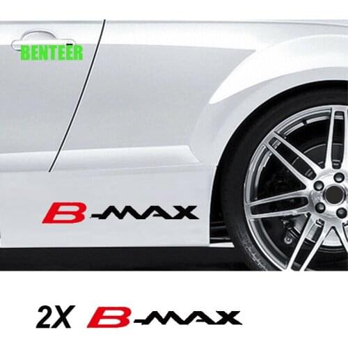 2Pcs Car Side Body Sticker For Ford Bmax B-MAX