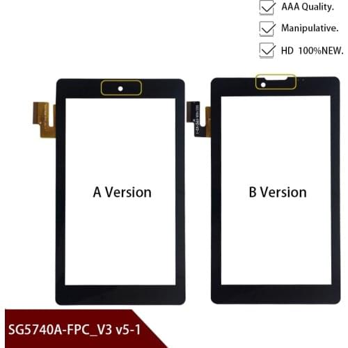 Original 7''inch Touch Screen touch Digitizer Replacement Glass Panel For SG5740A-FPC_V3-1 / SG5740A-FPC_ V5-1 Free shipping