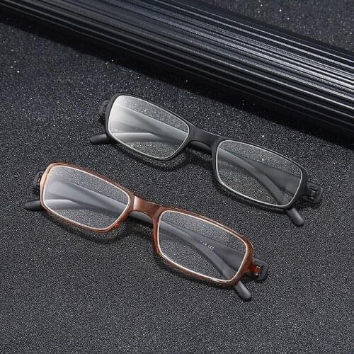 Elbru Ultralight Anti Blue Light TR90 Reading Glasses Women&Men Small Frame Foldable Presbyopic Eyeglasses Diopters +1.0to+4.0