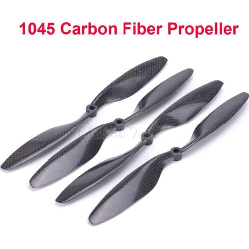 1045 Propeller 10x4.5 3K Carbon Fiber propellers props Shortcomings Four Rotor Flying Saucer Hexacopter for Selflock motor 2212