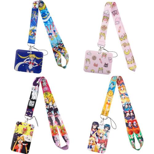 CB454 Cartoon Monster Cute Animal Neck Strap Lanyard For Key ID Card Phone Straps USB Badge Holder Hanging Rope Lariat Lanyard