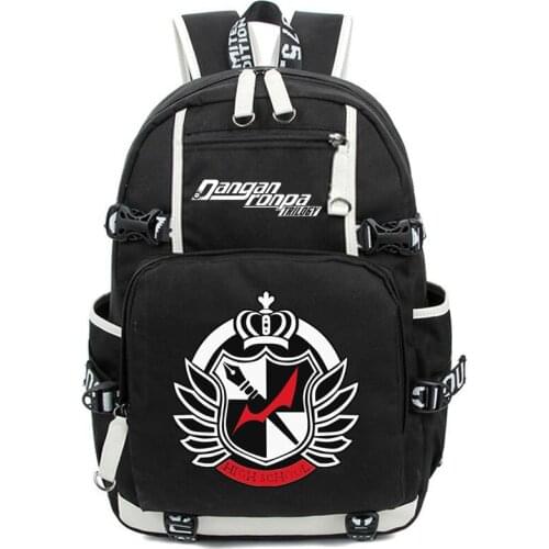 Danganronpa Monokuma Backpack For Teenagers Waterproof School Bags Women Men Casual Travel Laptop Mochilas