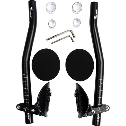 Detachable Bike Rest Handlebar Aero Bars for 25.4 to 31.8mm for Road Bike
