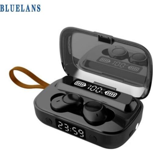 A13 Wireless Bluetooth 5.1 Headphone TWS Music Earphones Portable Digital Display Headset for Xiaomi Huawei Samsung iphone Phone