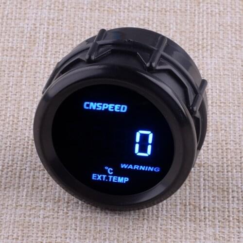 Universal Black 12V Car Digital EGT LED Exhaust Gas Temp Temperature Meter Gauge With Sensor